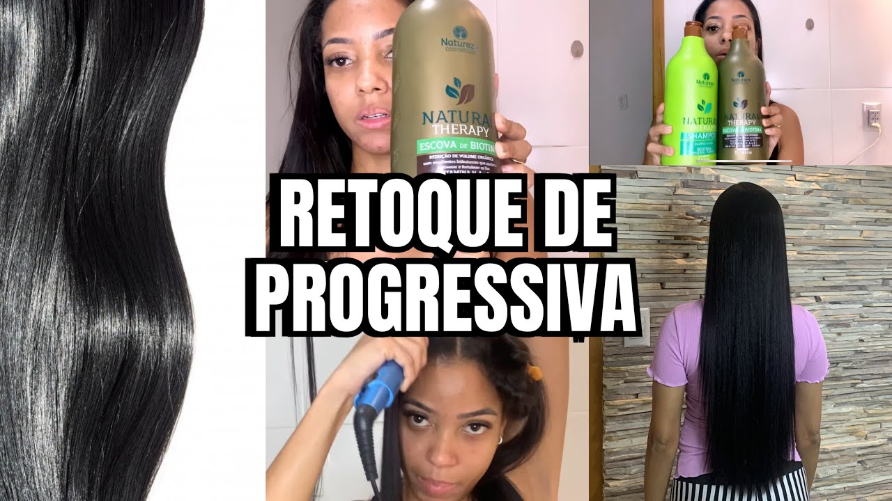 RETOQUE DE PROGRESSIVA SOZINHA | passo a passo