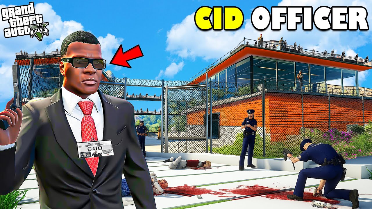 Franklin Finally Become The Most Special CID OFFICER in GTA 5 |  SHINCHAN and CHOP