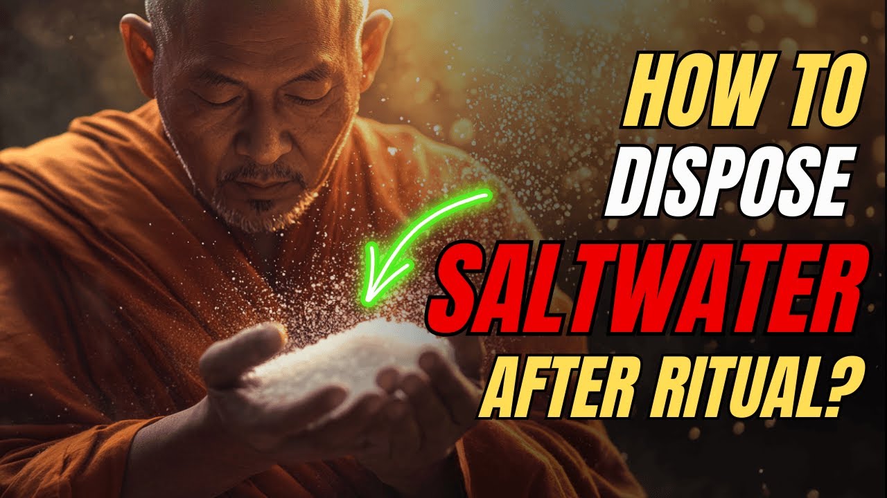 What To Do With Salt Water After Completing A Ritual? | Buddhist Teachings