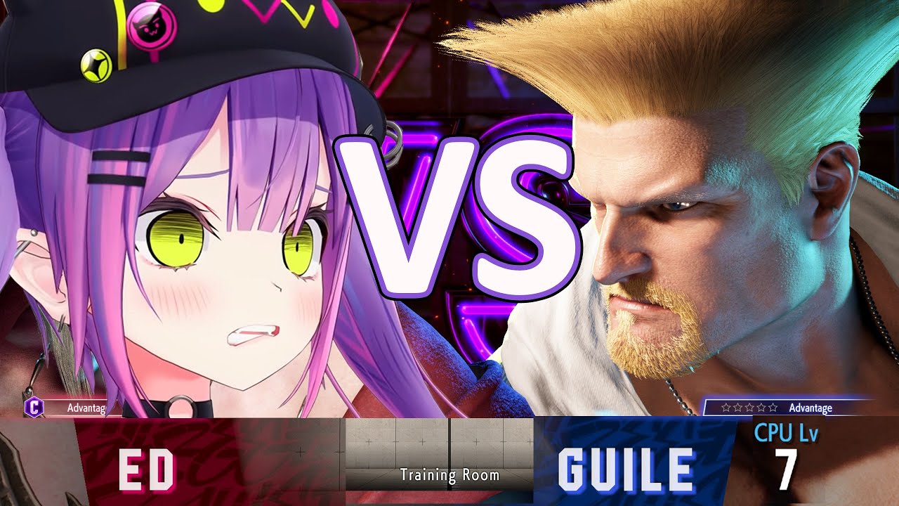 Towa VS Level 7 CPU Guile【Hololive/EN Sub】