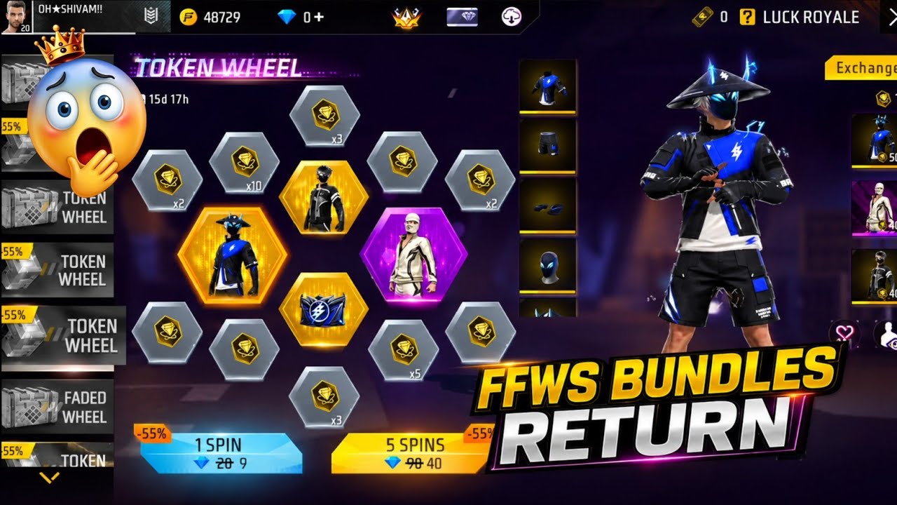 FFWS Bundle Return Confirm Date 📅 😍 | FFWS Bundle Return | FF Upcoming Event | FF New Events