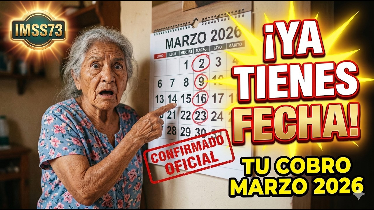 🚨 CONFIRMADO: El gobierno ya fijó tu fecha exacta de cobro en marzo 2026 y casi nadie lo sabe 📅