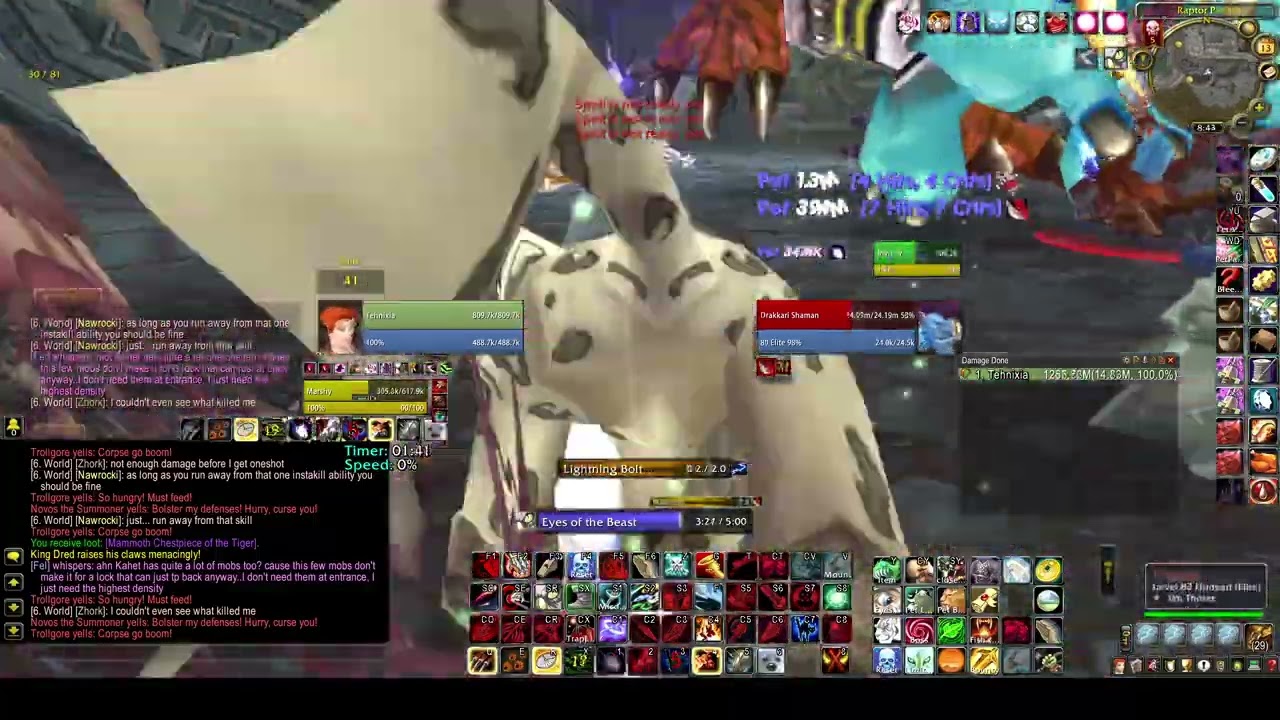 Synastria WoW - Mythic Drak'Theron Keep - BoE Grind - BM Hunter