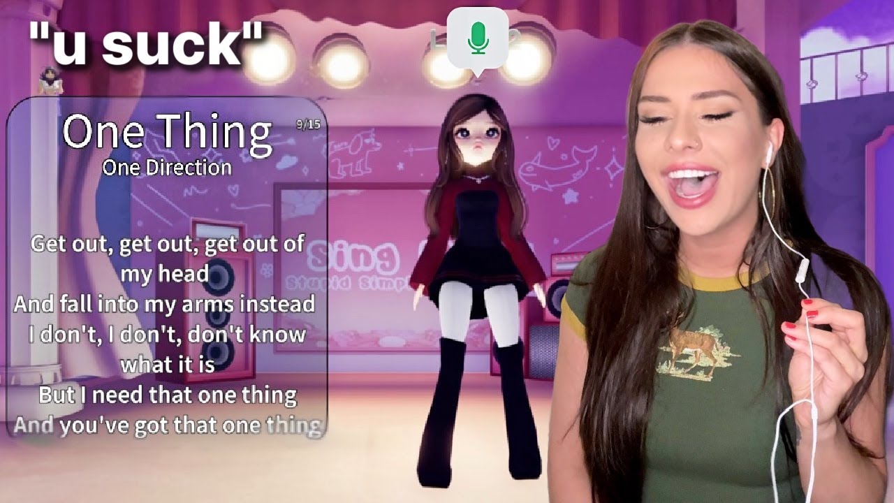 getting banned on Roblox karaoke for slaying too hard