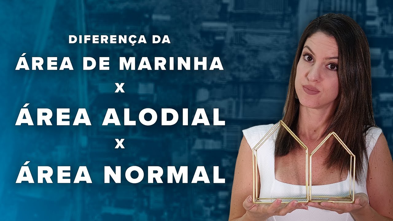 Diferença de área de marinha x área alodial x área normal