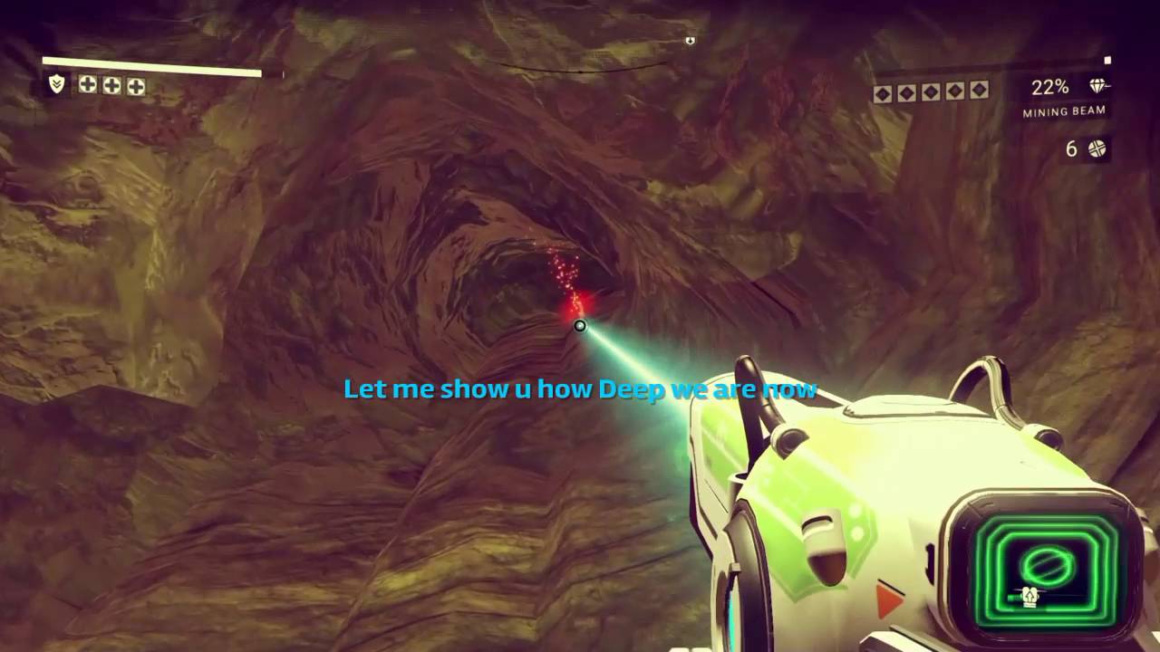 No Man's Sky MINING GLITCH EXPOSED - Mining to the Planets Core