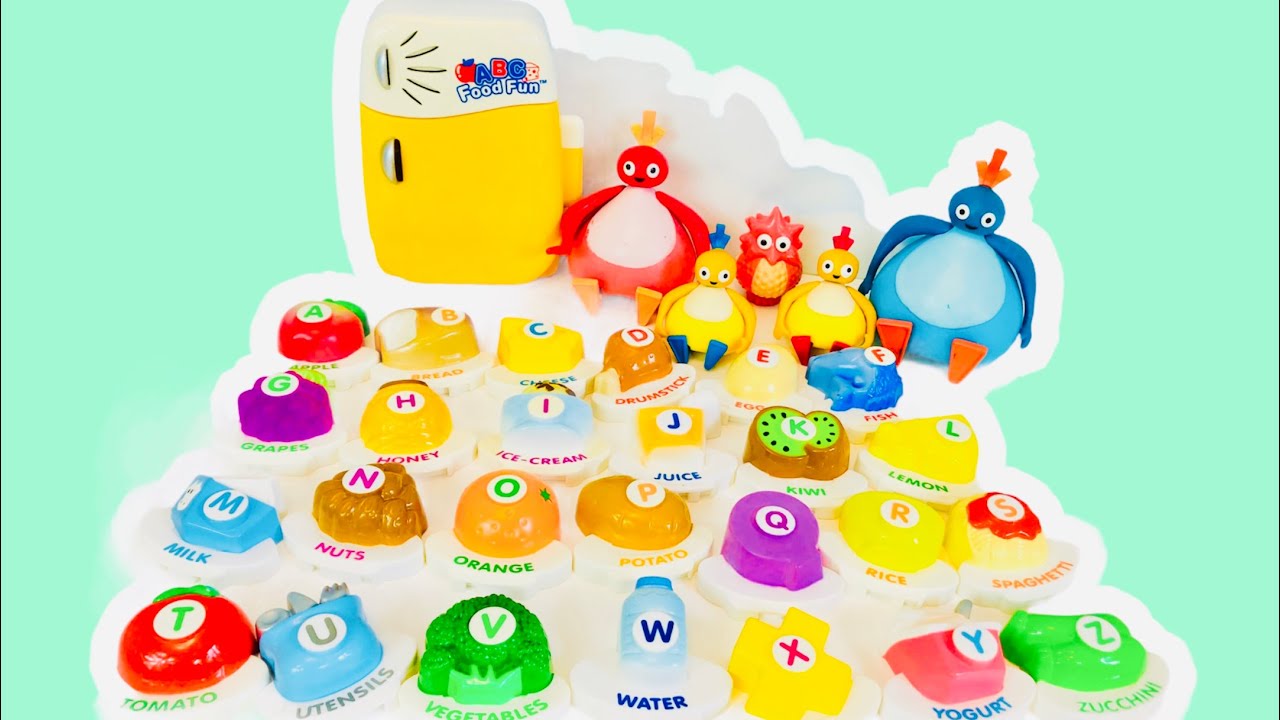 TWIRLYWOOS ABC Food Fun Fridge Learning Letters with Vtech Toys