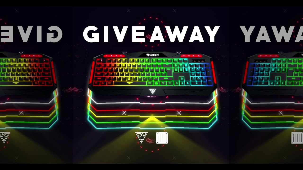 Ares P1 RGB Gaming Keyboard Giveaway | @BluprintStudio_ & @GamerCrates