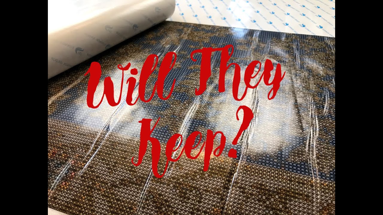 Diamond Painting Quick Tip - Poured Glue vs Tape Adhesive After One Year in Storage