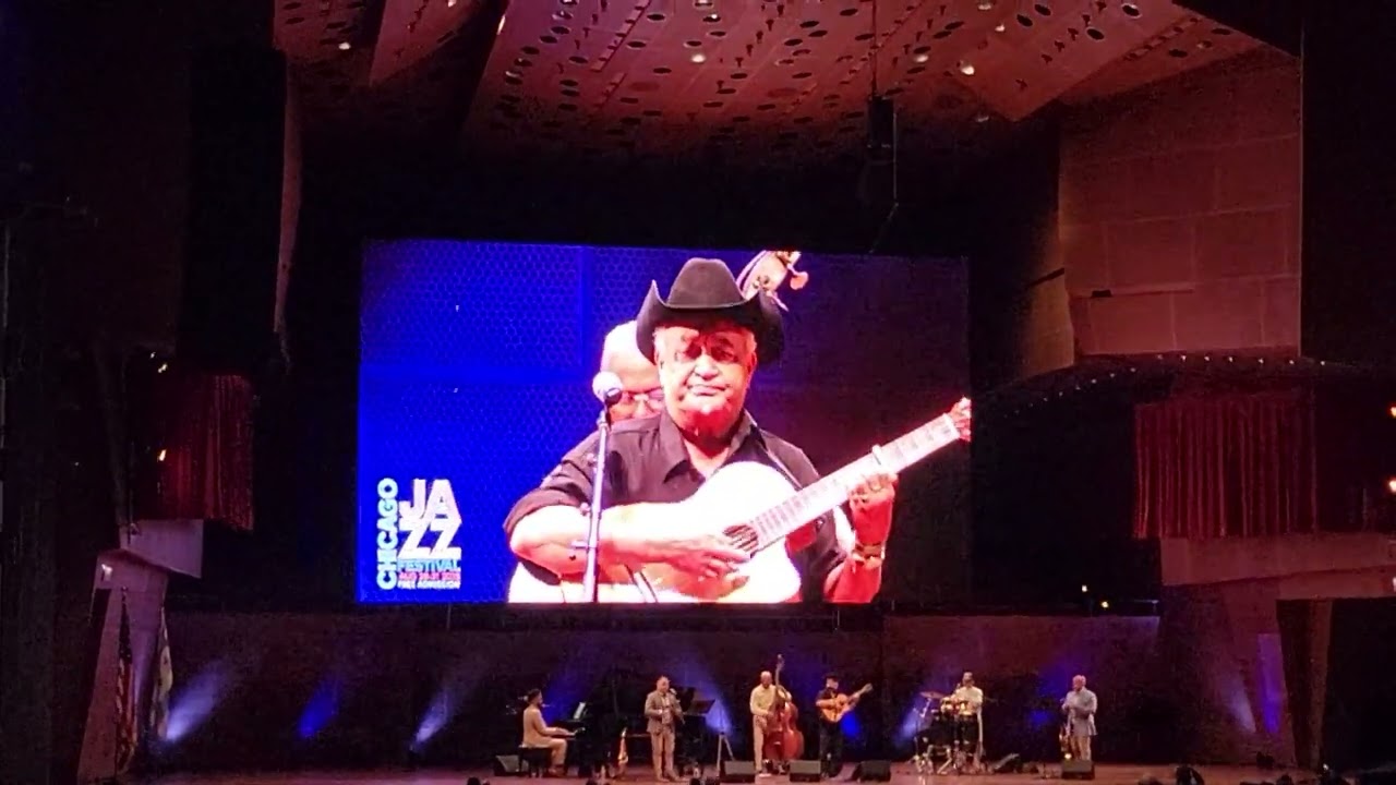 Eliades  Ochoa at the 2025 Chicago Jazz Festival, Jay Pritzker Pavilion, Sunday, August 31, 2025