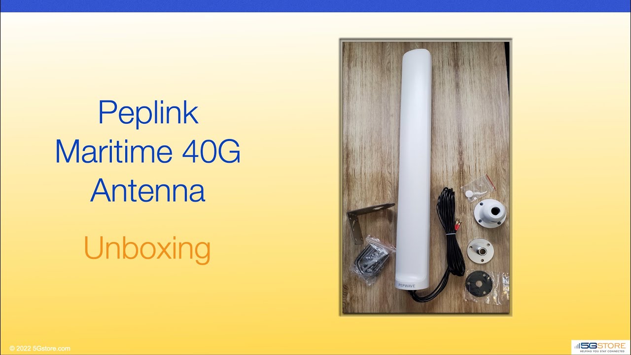 Peplink Maritime 40G Antenna - Unboxing
