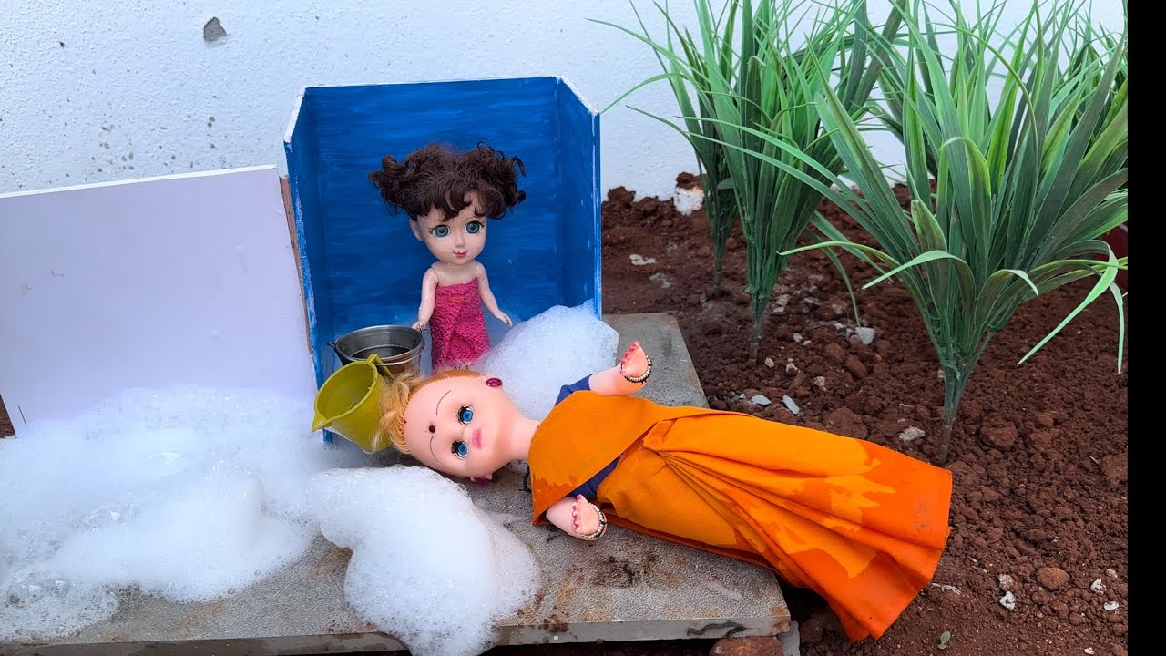Barbie Doll All Day Routine In Indian Village/Bunty Chintu Ki Kahani Part -2/Barbie Doll Bed time