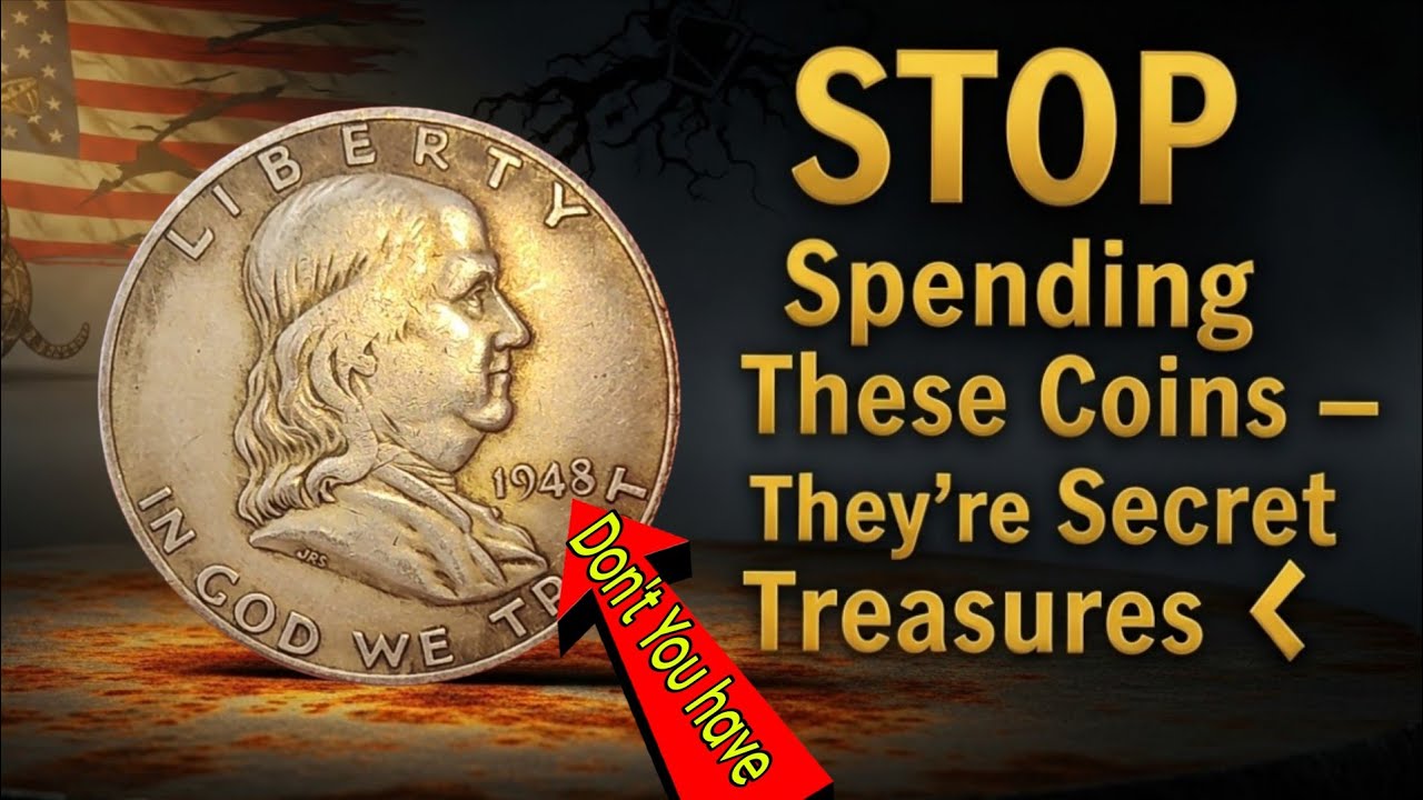 Top 3 Most Valuable Franklin Half Dollars Worth HUGE Money 💰 Do NOT Spend These Rare Coins!