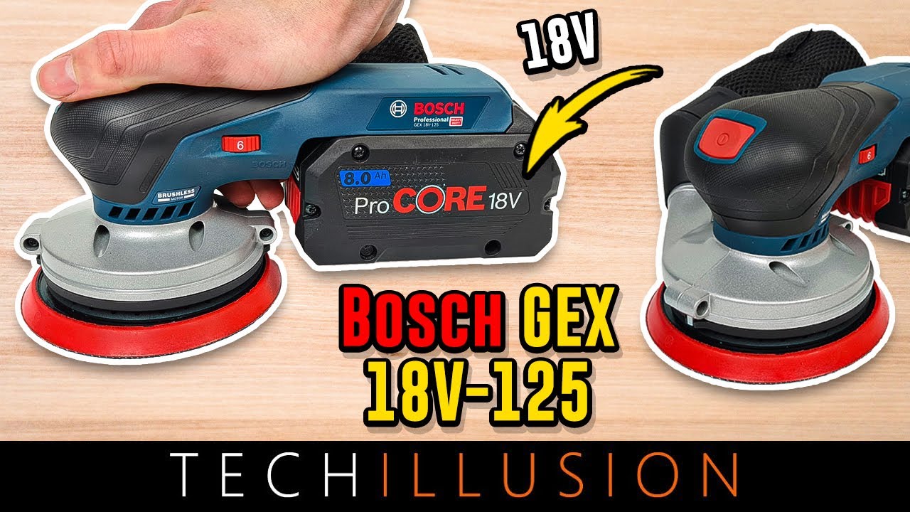 🔥DER NEUE BOSCH Akku Exzenterschleifer GEX 18V-125 im Extremtest!😱 - Bosch GEX 18V-125 Review & Test