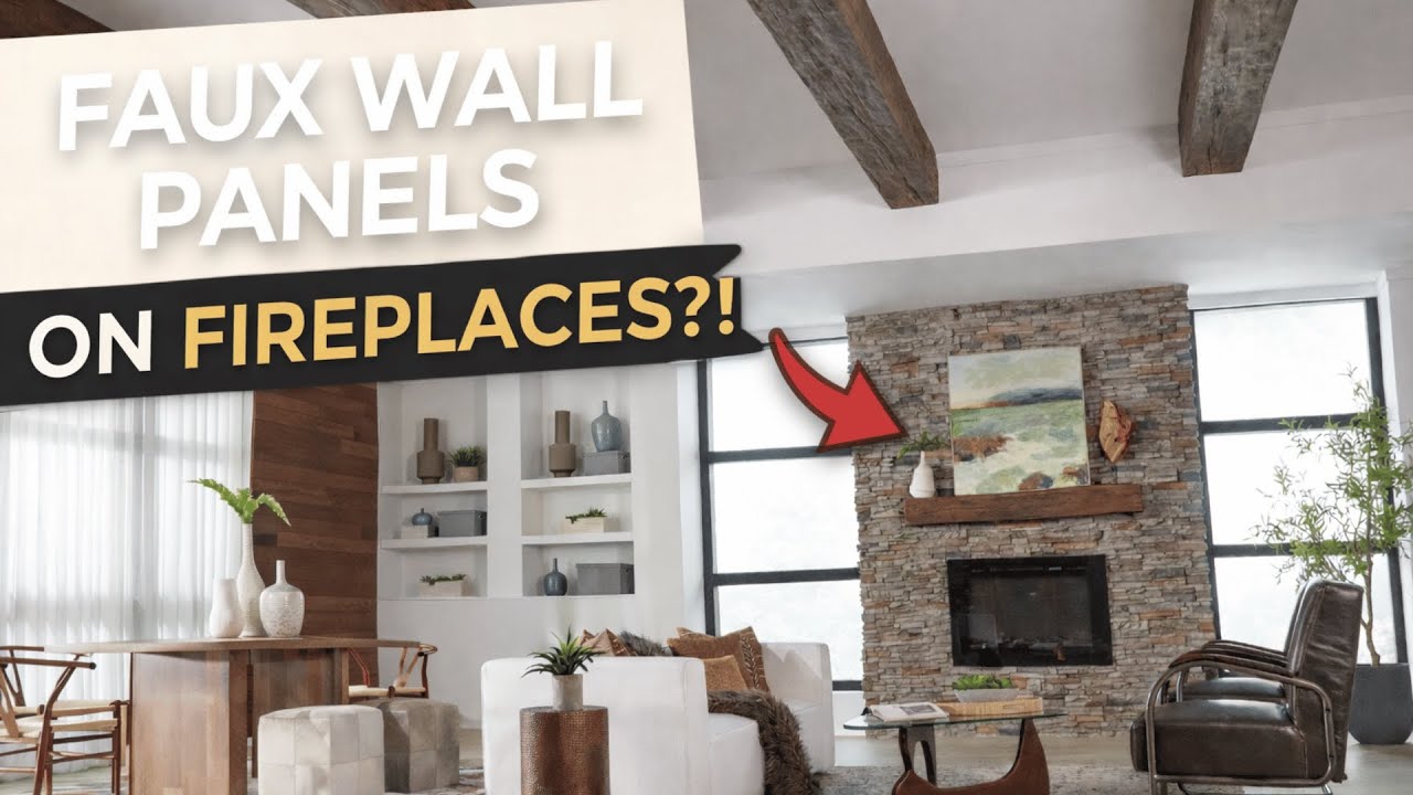 Can Faux Stone Wall Panels Be Installed on Fireplaces? | What You Need to Know
