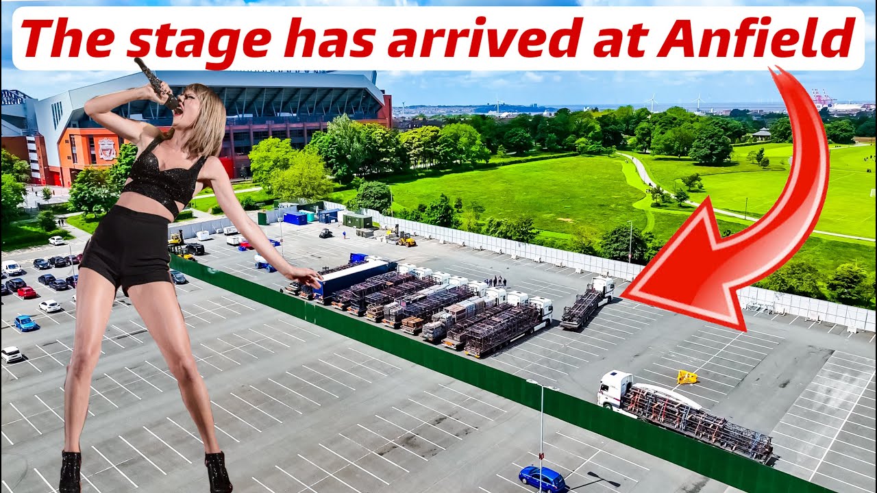The stage is set at Liverpool F.C’s Taylor Swift Transformation #2