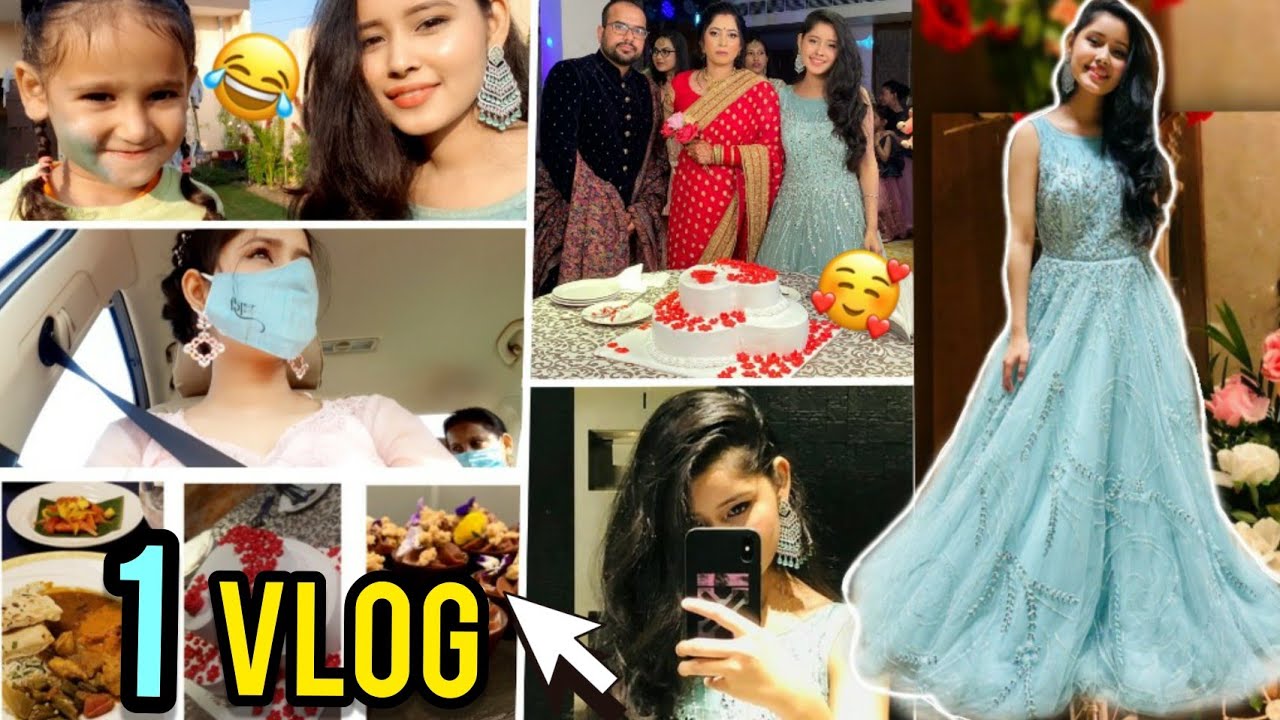 My First Vlog😍-FUN at RECEPTION PARTY| My Princess Gown| |*SURPRISE*🎁 | Kiran Tutorialz