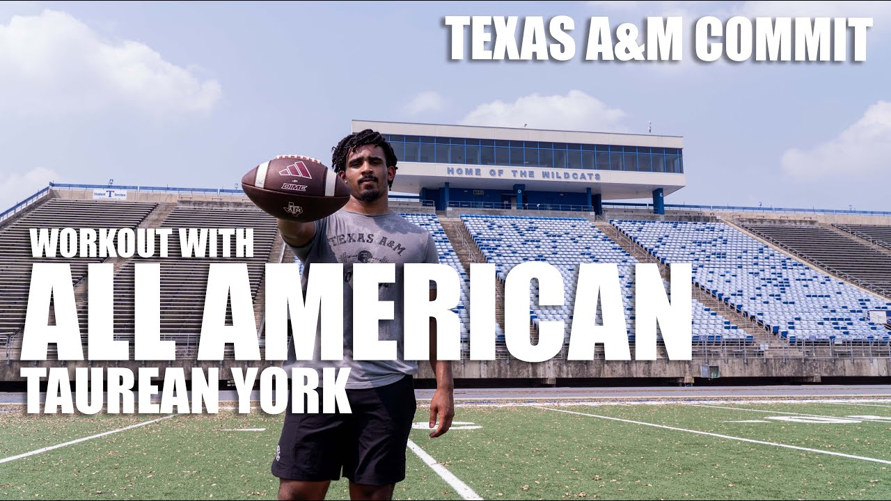 WORKOUT WITH SEC ALL AMERICAN LINEBACKER TAUREAN YORK
