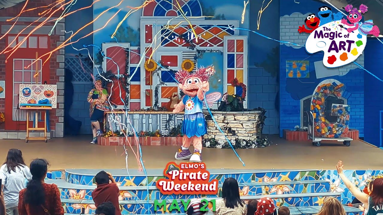 The Magic of Art: A Colorful Journey at Sesame Place! | May 21st 12:30pm Performance | 4K