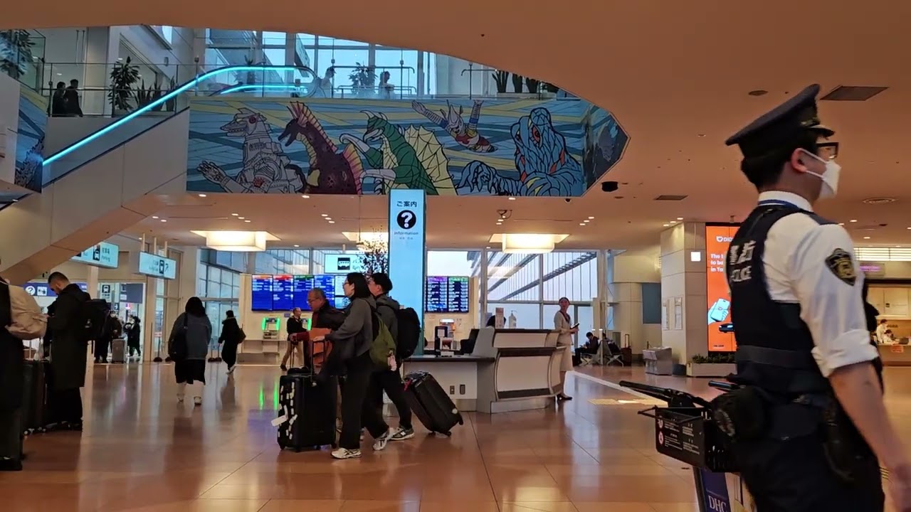 Haneda airport arrivals 🇯🇵
