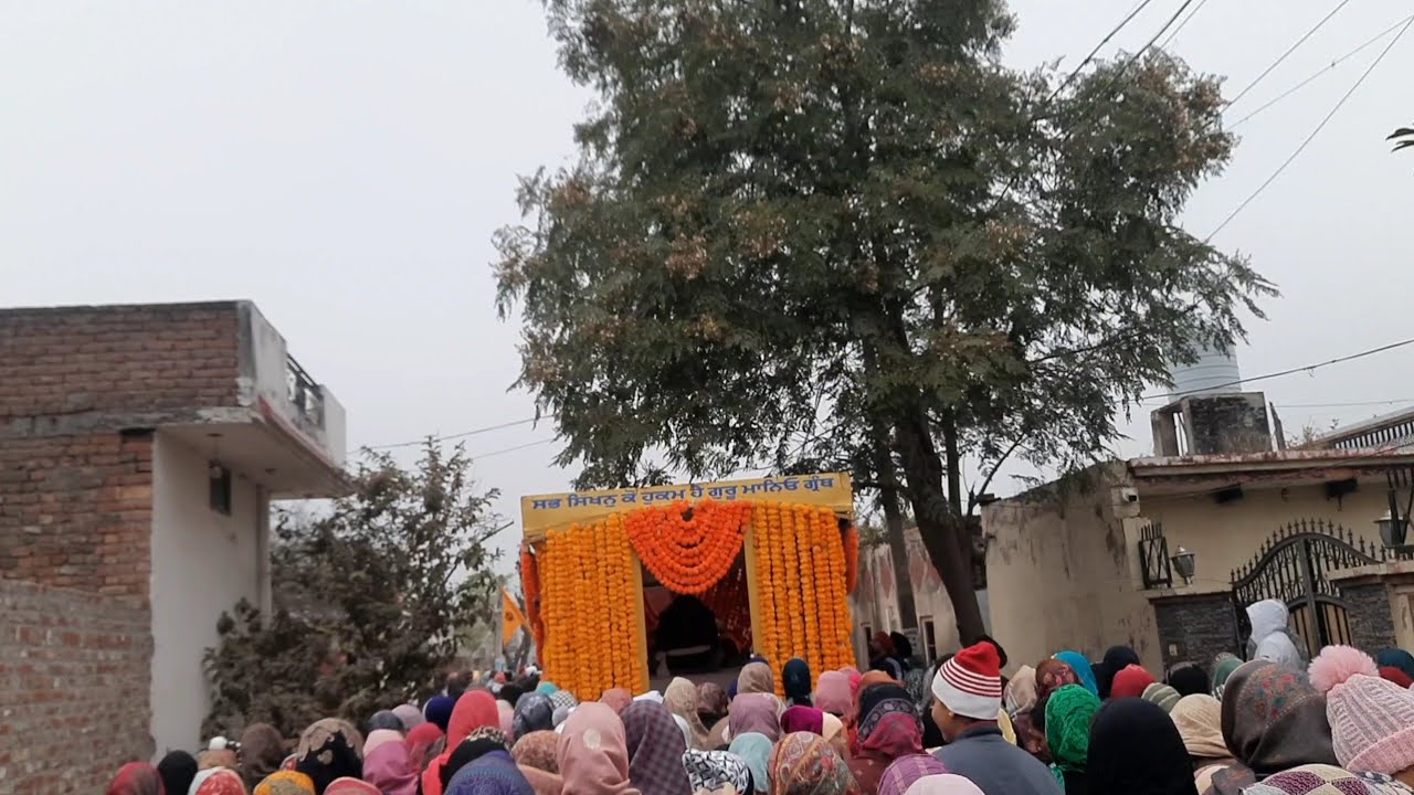ਕਰੋ ਜੀ ਦਰਸ਼ਨ ਨਗਰ 🙏ਕੀਰਤਨ ਦੇ 🙏#viralvideo #villagelife #vlog 