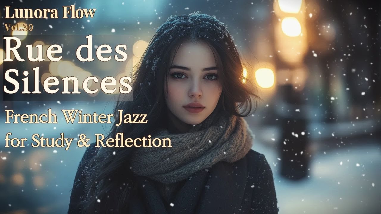 🌙 French Winter Jazz | Rue des Silences | Late Night Café Music (Paris) | Lunora Flow Vol.30