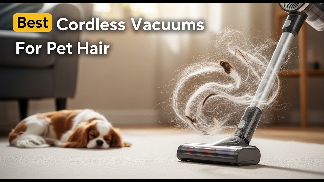 TOP 5 Best Cordless Vacuums For Pet Hair 2026