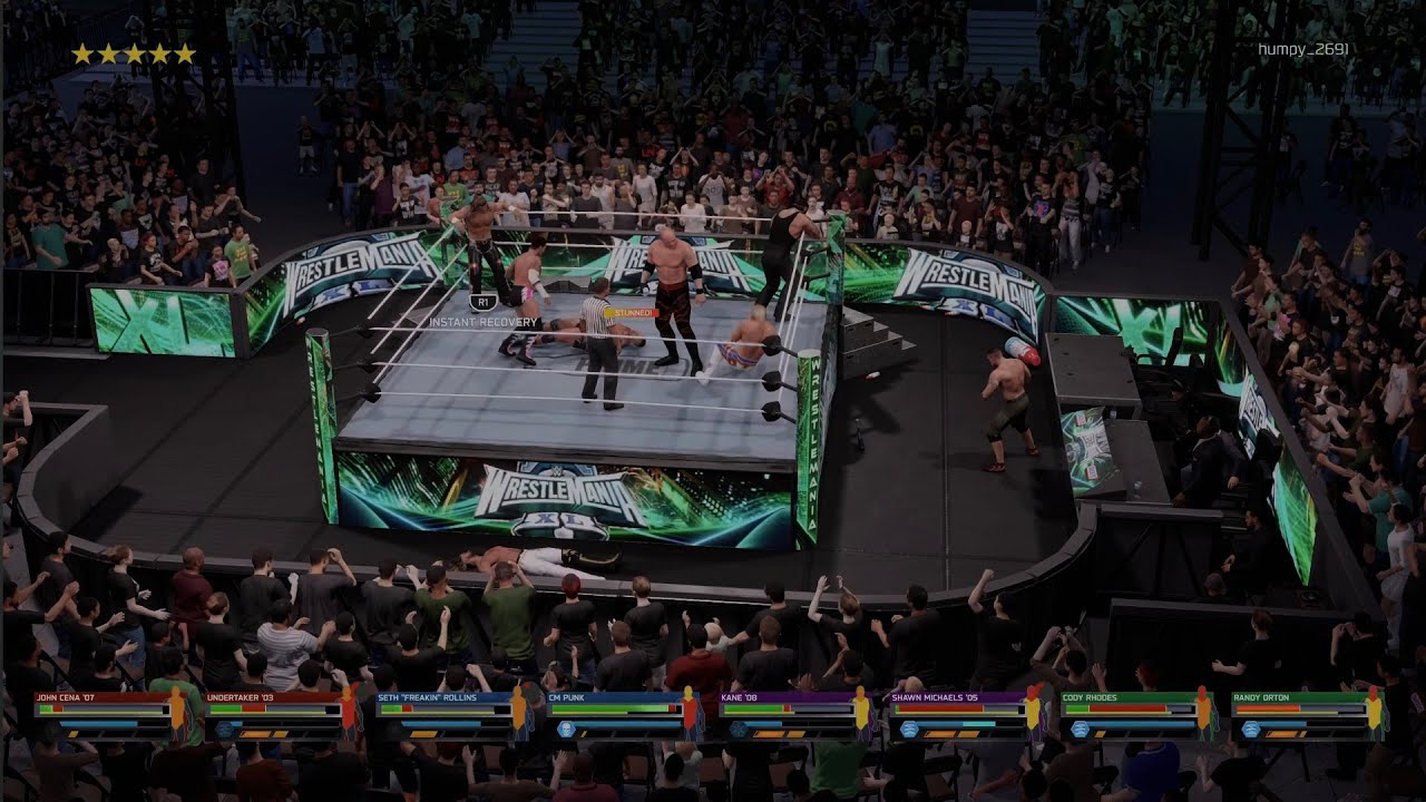 WWE 2K25 Tag Team Championship Elimination Match