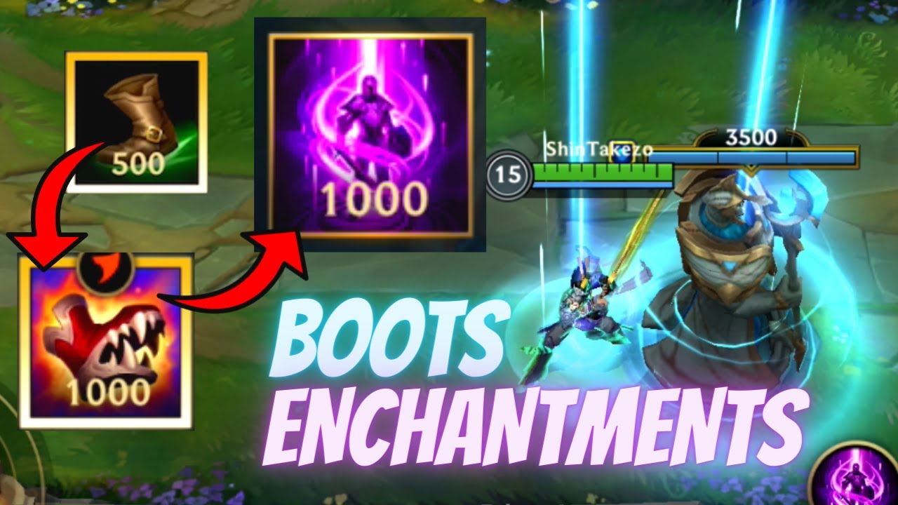 ALL BOOTS UPGRADE EXPLAINED (enchantments) | Wild Rift League of Legends Mobile Closed Beta