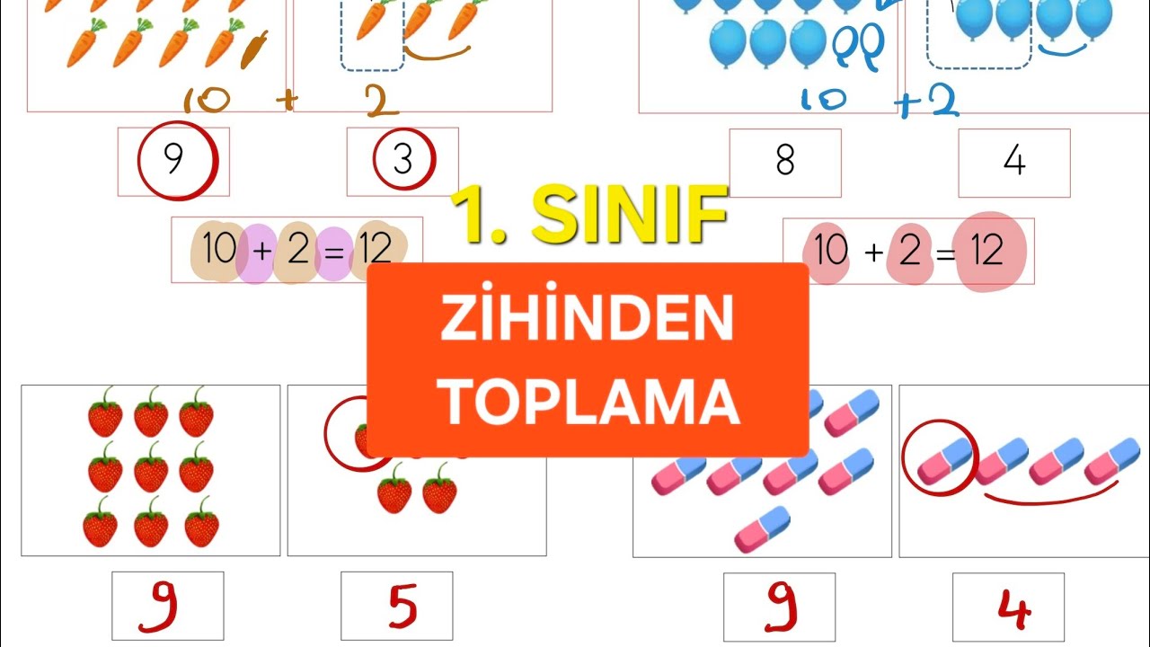 ZİHİNDEN TOPLAMA | 1. SINIF MATEMATİK