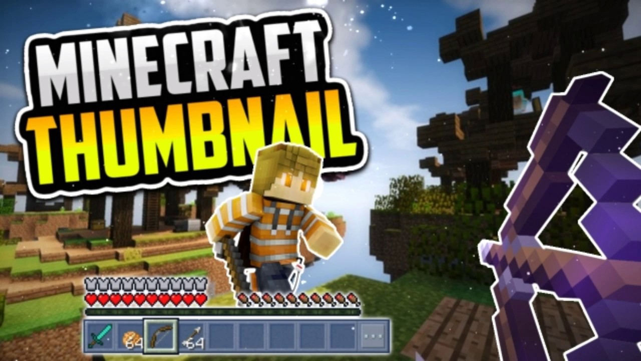 How To Make A Minecraft Thumbnail On Android // PixelLab & PS Touch
