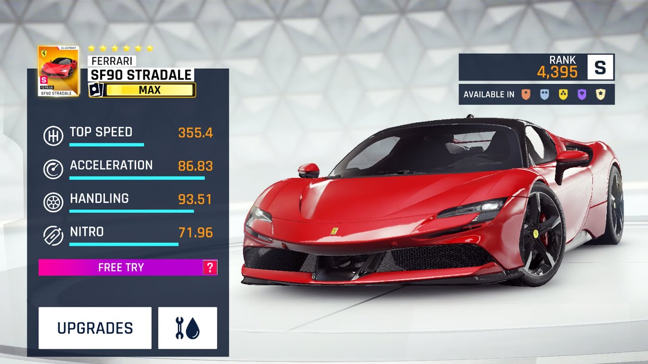 ASPHALT 9 | MAX Ferrari SF90 Stradale Test Drive in Multiplayer
