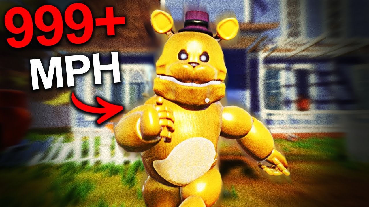 FREDBEAR HELLO NEIGHBOR BUT 100X SPEED