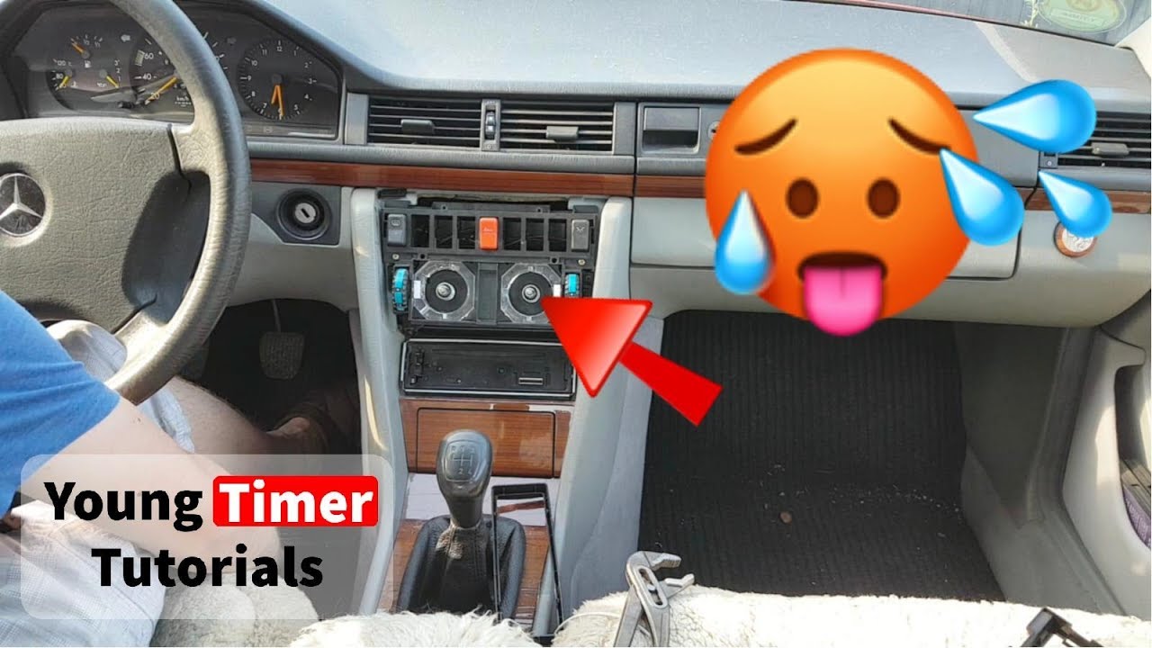 Mercedes Heizungsbedienteil tauschen W124, Heizung defekt, Tutorial