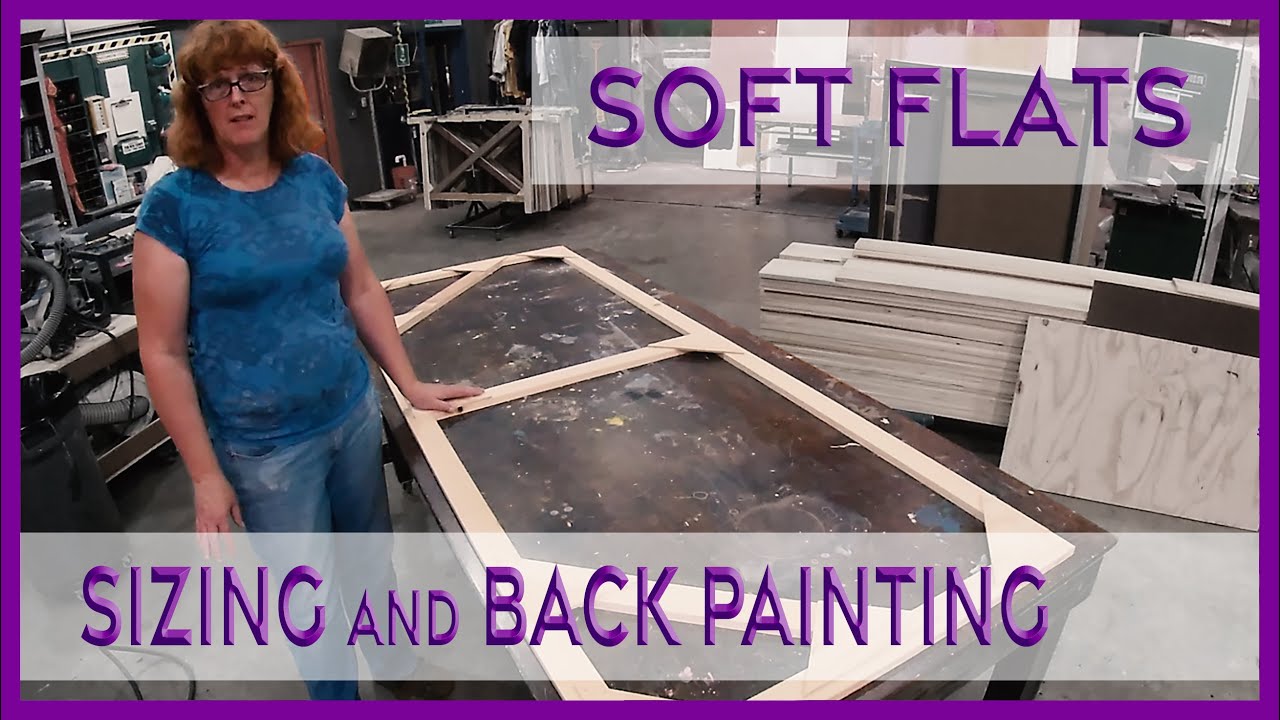 Soft Flats – Part 5:  Sizing and Back Painting