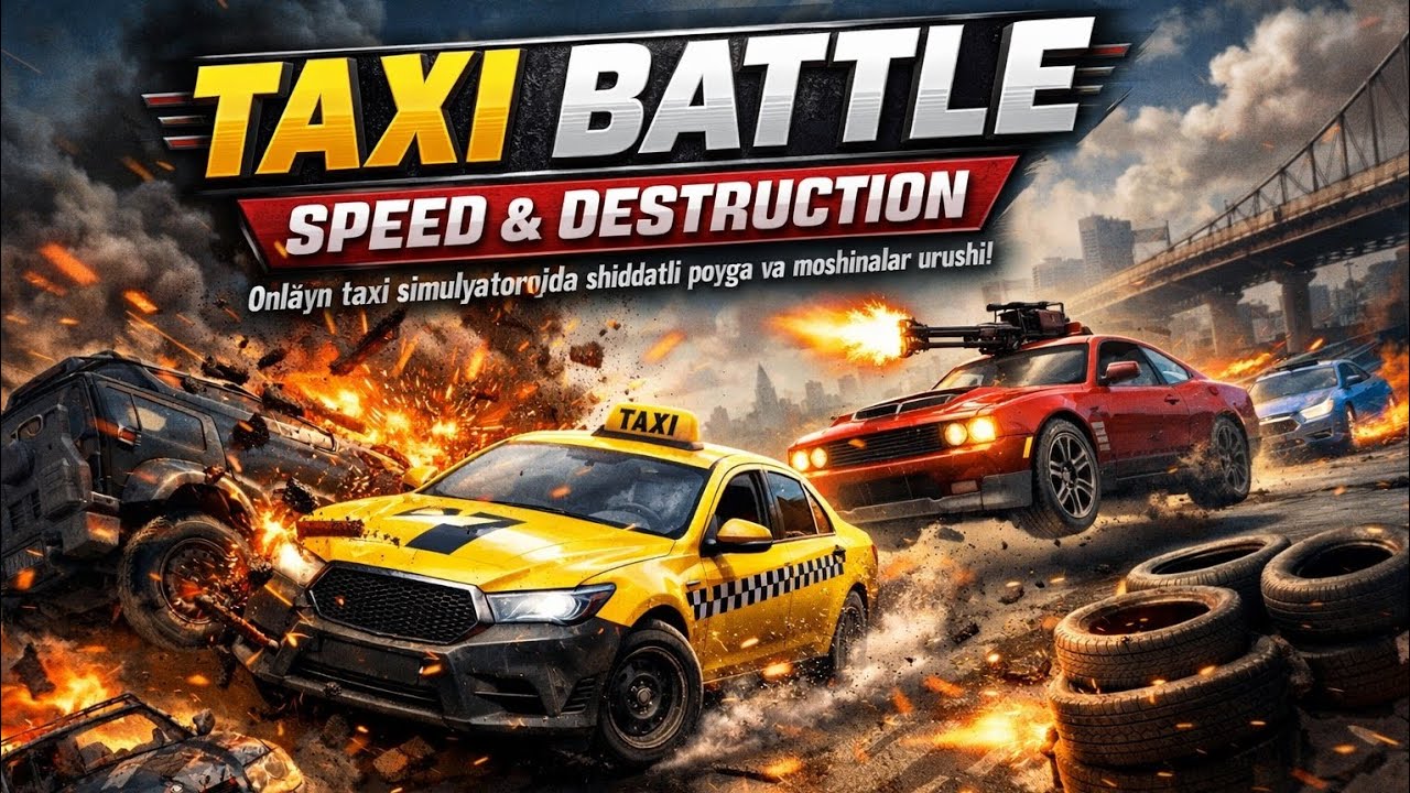 Taxi Simulator Online – Crazy Car Battle & High Speed Race!