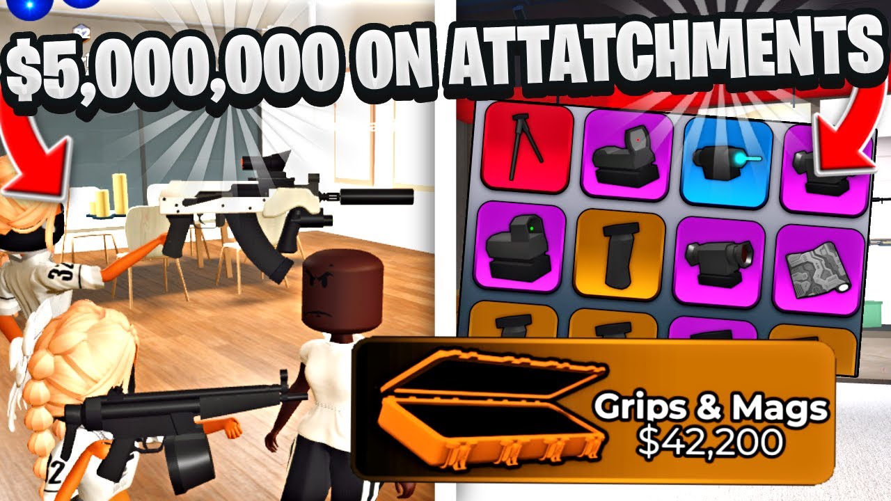 Я ПОТРАТИЛ 5 000 000 ДОЛЛАРОВ, ЧТОБЫ ПОЛУЧИТЬ БАРАБАН НА 60 РАУНДОВ В ROBLOX BLOCKSPIN
