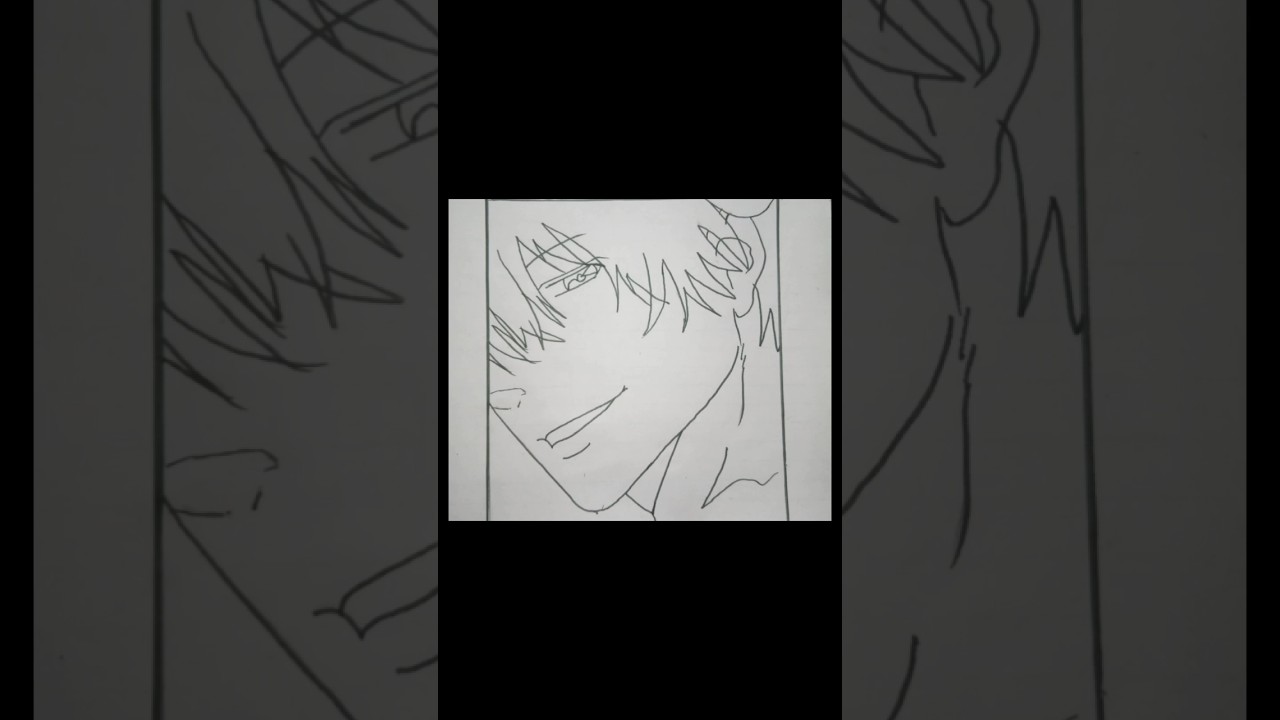 Rom kamonohashi sketch dersnged detective anime best drawing #MRartstyle #viralshort #tutorial