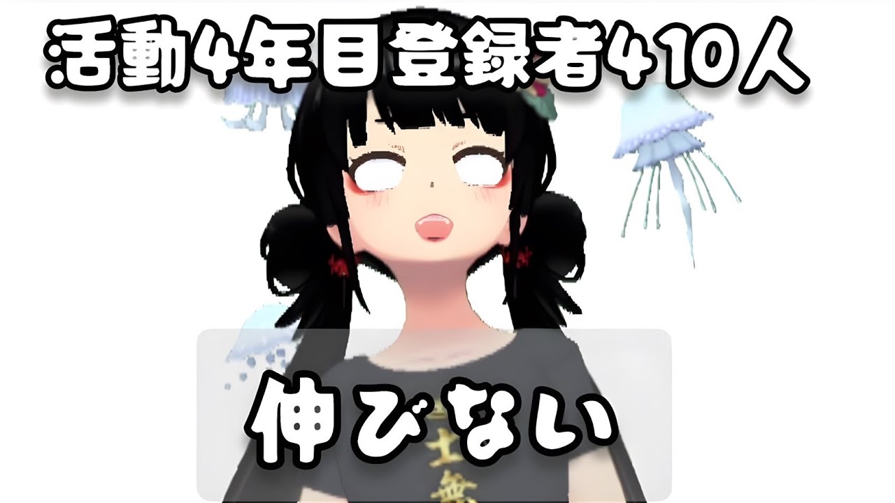 【個人勢Vtuber】4年間Vtuber準備中の底辺Vtuber【伸び悩ミーム】