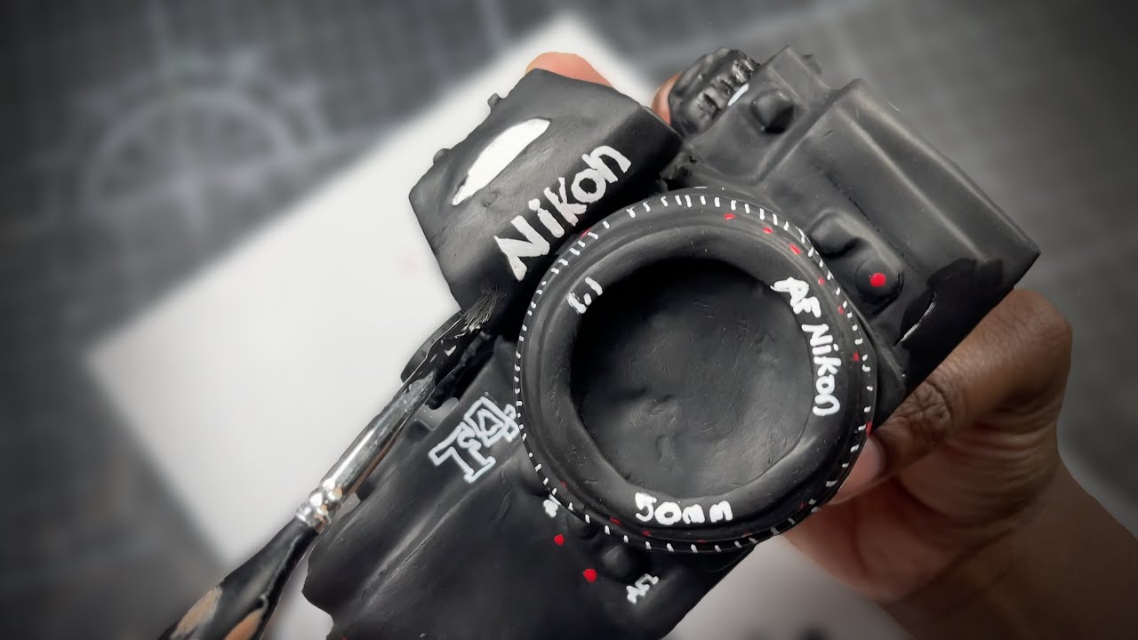 Creating a Nikon F4 with a 3D pen