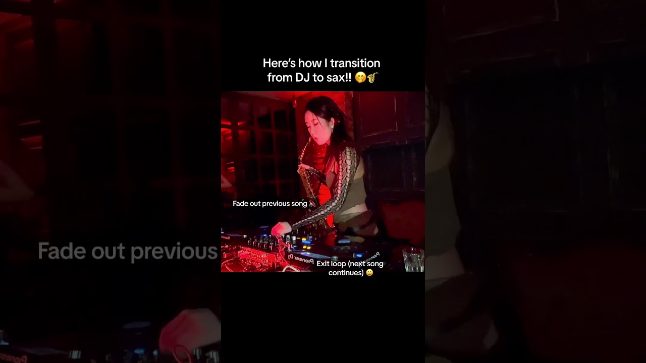 from my RED ROOM live performance! full set on my channel xx 🫶🏼🎀🎷#dj #saxophone #music