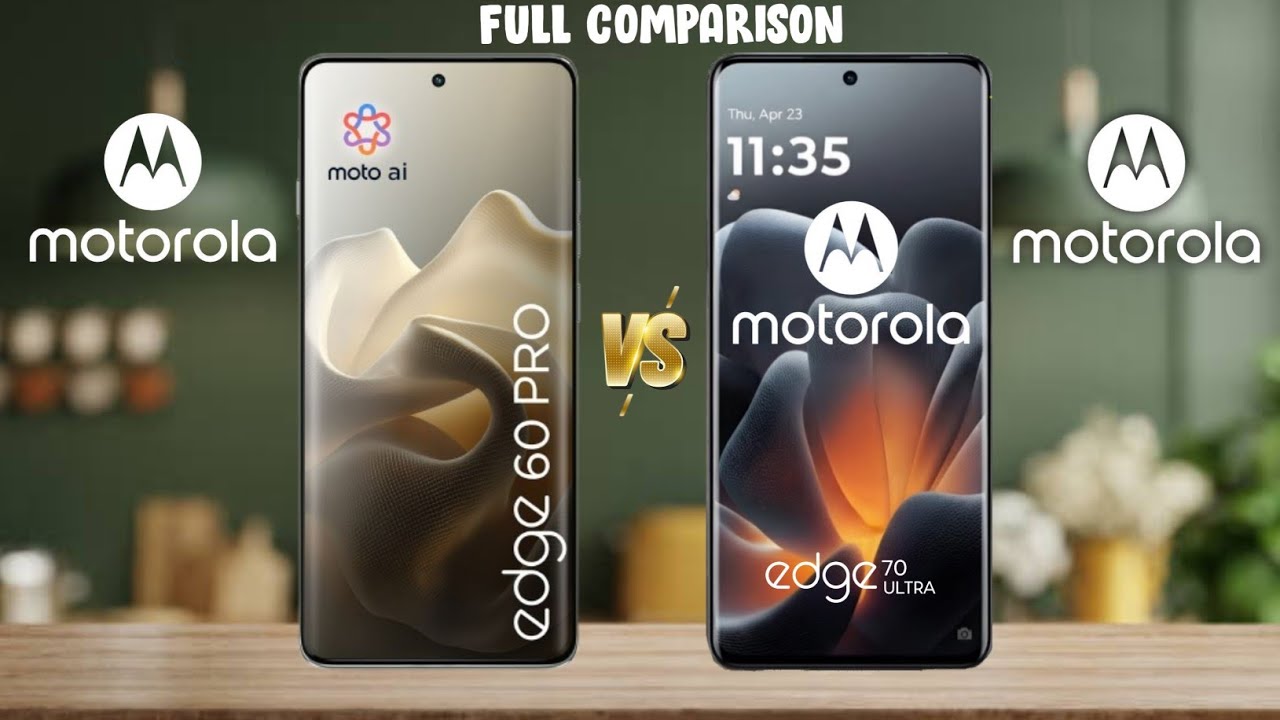 Moto Edge 60 Pro Vs Moto Edge 70 Ultra | Full Comparison ⚡ 