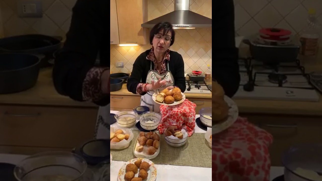 diretta sulle sfinci siciliane di pasta