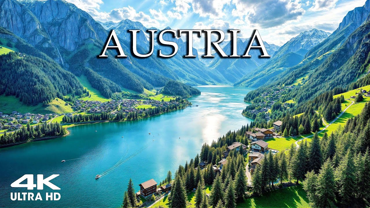 AUSTRIA 4K | A Majestic Journey Through Snow-Capped Alps, Serene Lakes & Historic Castles