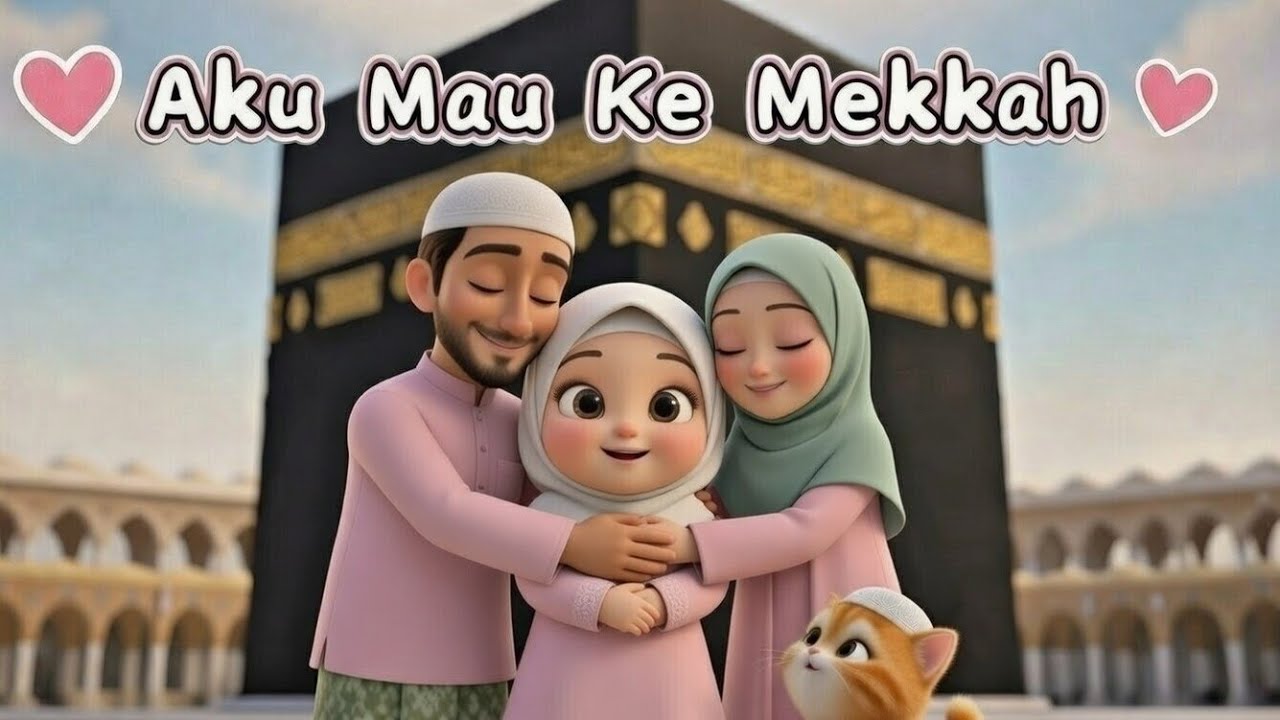 Aku Mau Ke Mekkah 🕋✨ | Lagu Anak Islami Ceria | Lagu Haji & Umroh Anak | Animasi 3D Muslim Kids