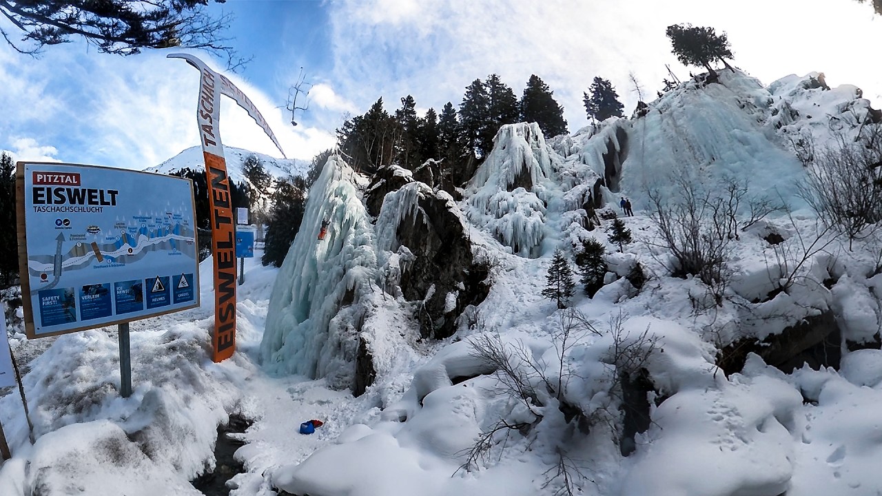 Mit VR durch die Eiswelten Taschachschlucht