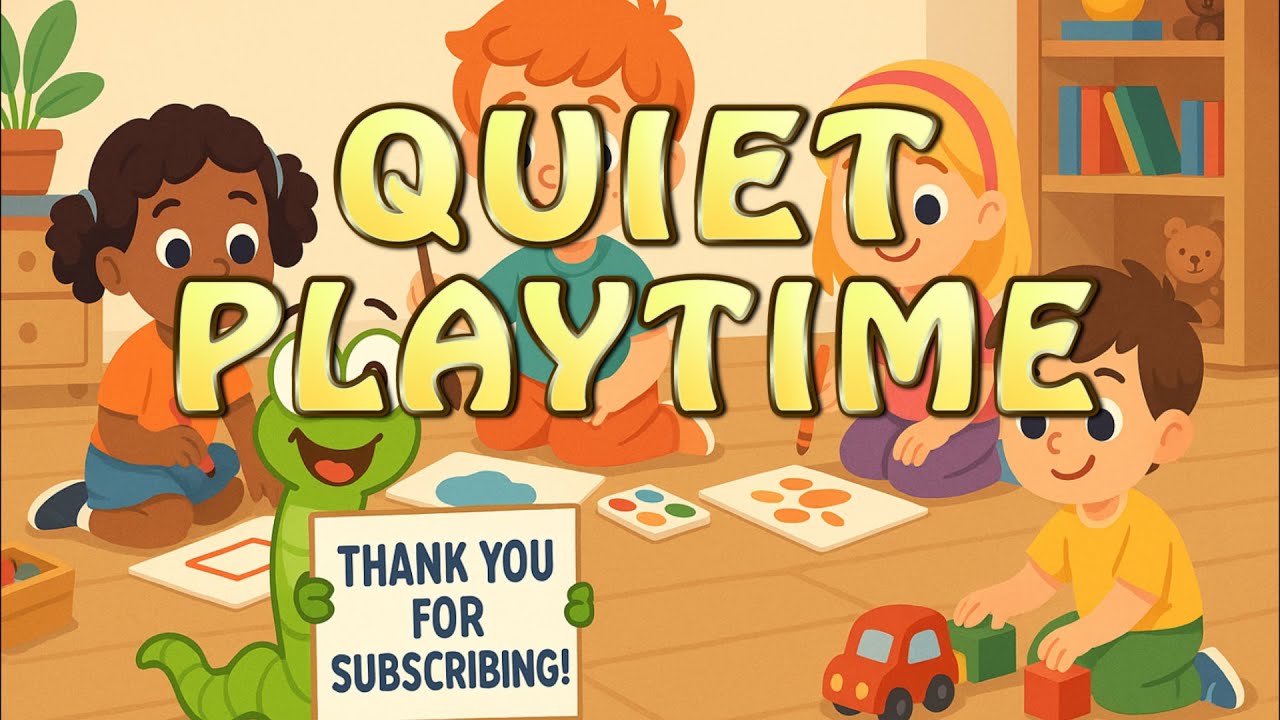 Quiet Playtime | Calming Music For ONE HOUR Quiet Playtime | Wiggle Worm and Friends