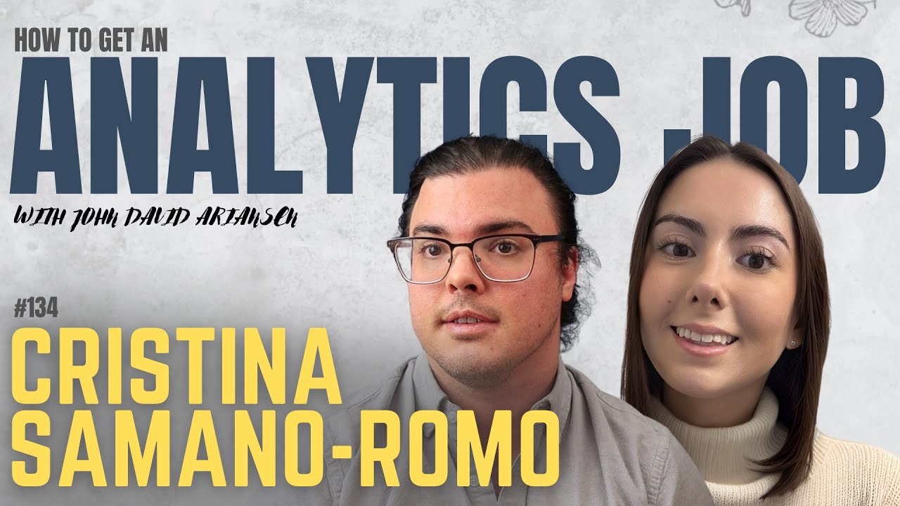 Your Career Path as a Data Analyst | Ep. 134 featuring Cristina Samano-Romo