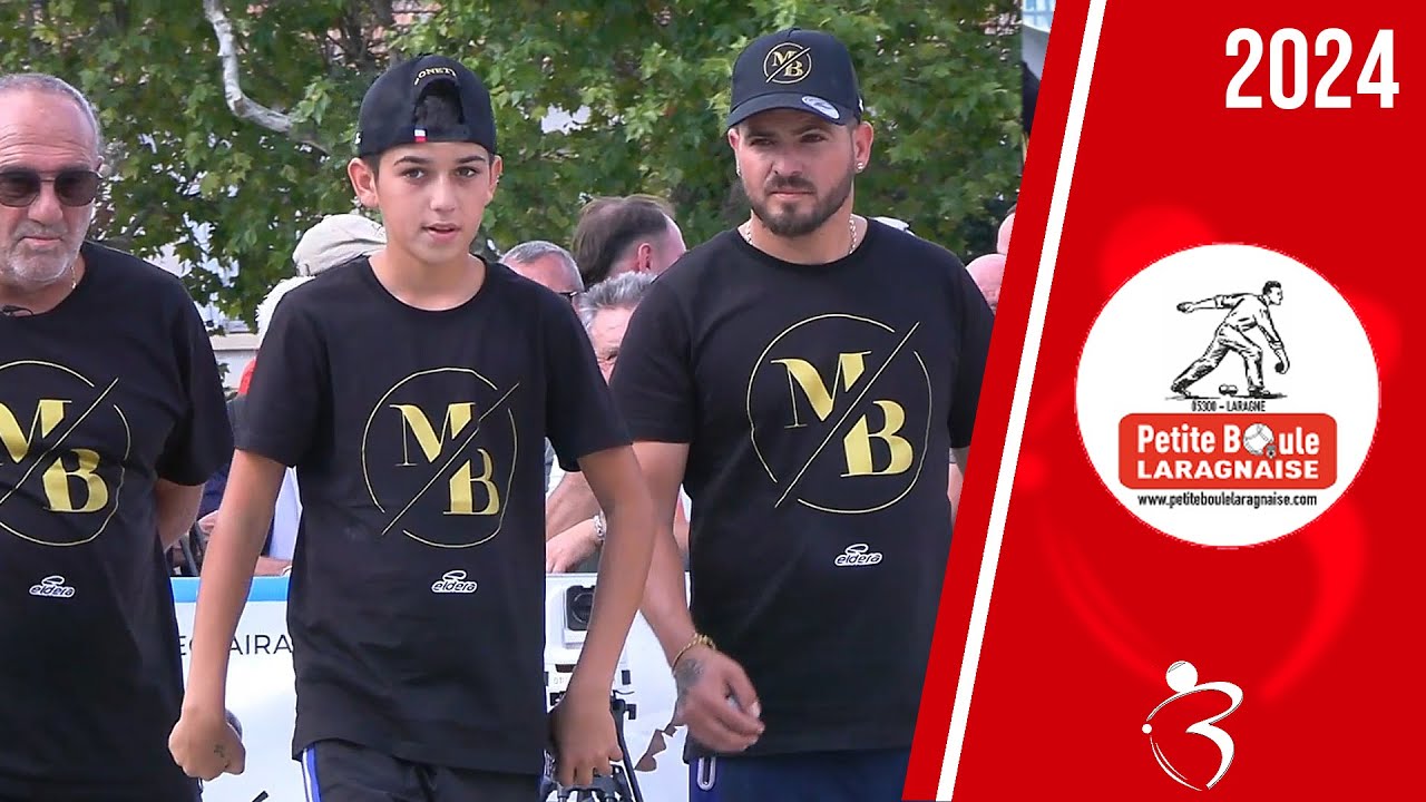 Demi-finale BONETTO vs DEVEZEAUD : National Triplette à pétanque 70e Critérium de Laragne-Monteglin