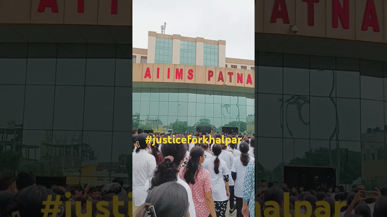 ✊Day 2 of Doctors' strike at AIIMS Patna 